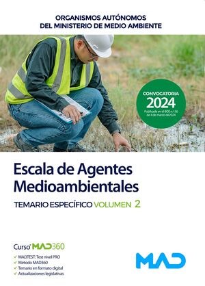 Escala de Agentes Medioambientales. Temario específico volumen 2