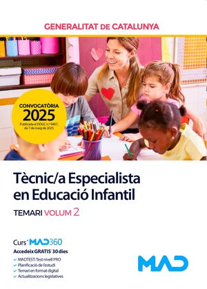 Tècnic/a Especialista (T2) en Educació Infantil